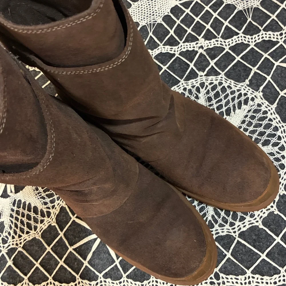 Sorel Toronto Dark Brown Suede Winter Boots, sz 8 - Picture 8 of 10